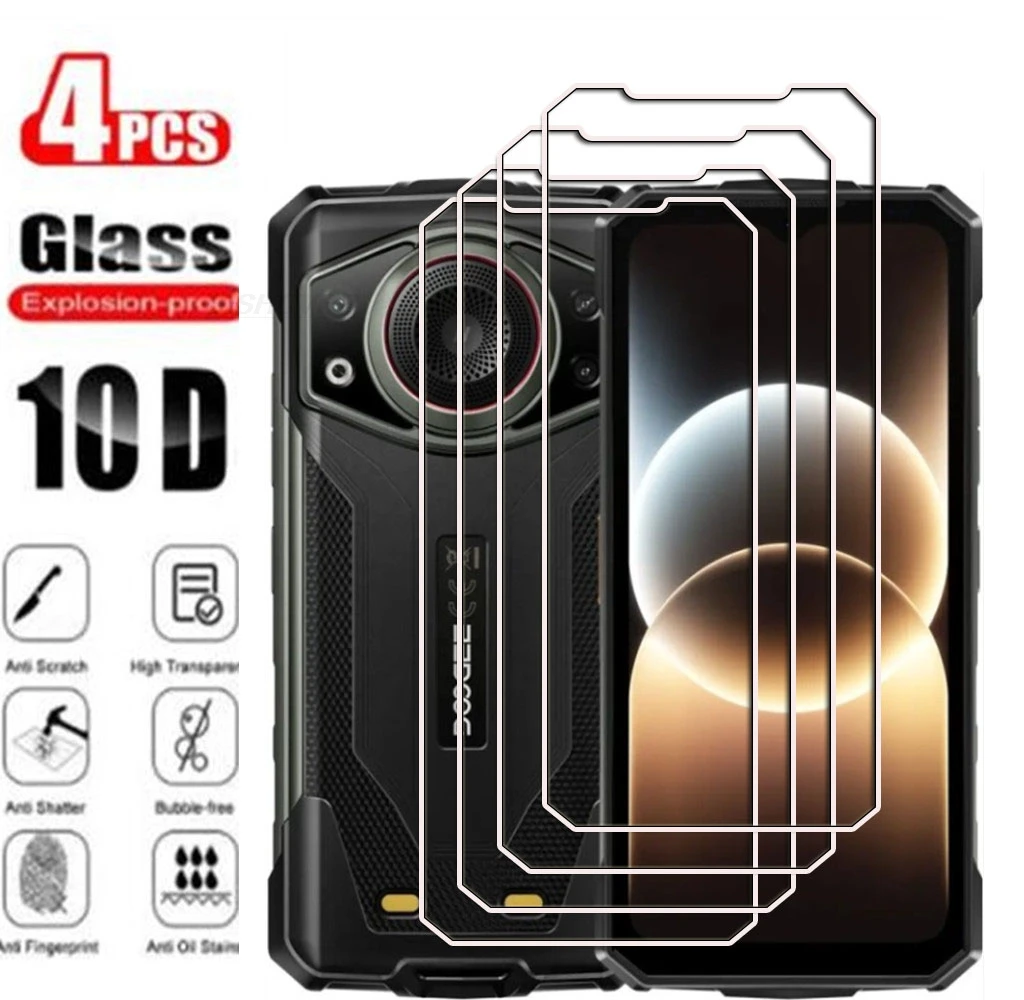 4 Stück gehärtetes Glas für Doogee Fire 5 Ultra, Fire5Ultra, Fire5, Fire7, Fire7Pro, 7, 7Pro, Fire7Ultra – Displayschutzfolie.