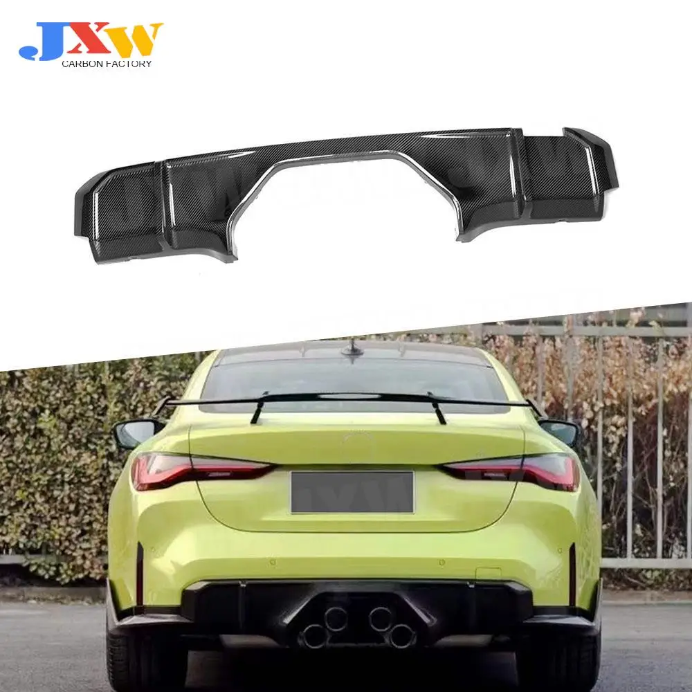 

Carbon Fiber/FRP Rear Diffuser Lip Spoiler Rear Diffuser For BMW 3 Series 4 Series G80 G82 G83 M3 M4 2021+ Rear Bumper Guard