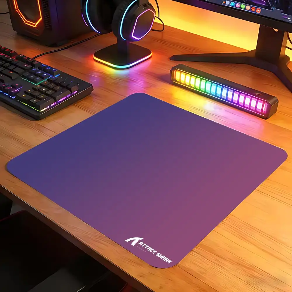 ATTACK SHARK CM03 Mouse Pad Non-Slip Gaming Desktop Leather Easy To Clean Mat For PC Laptop Desktop
