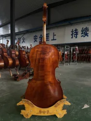 European Handmade Maple Violin, Tiger Pattern, Solid Wood, Maple, Ebony, Crisp and Flesh to listen to