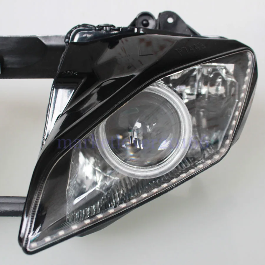 for Yamaha YZF R6 2006-2007 Motorcycle Headlight Head light Headlamp Angel Eye HID Devil Eye Projector Headlight Assembly