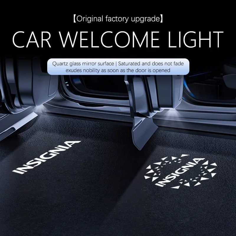 LED Car Door Interior Welcome Ghost Shadow Warning Light For Opel Insignia 2009-2018 2017 2010 2016 2011 2015 2012 2014 2013