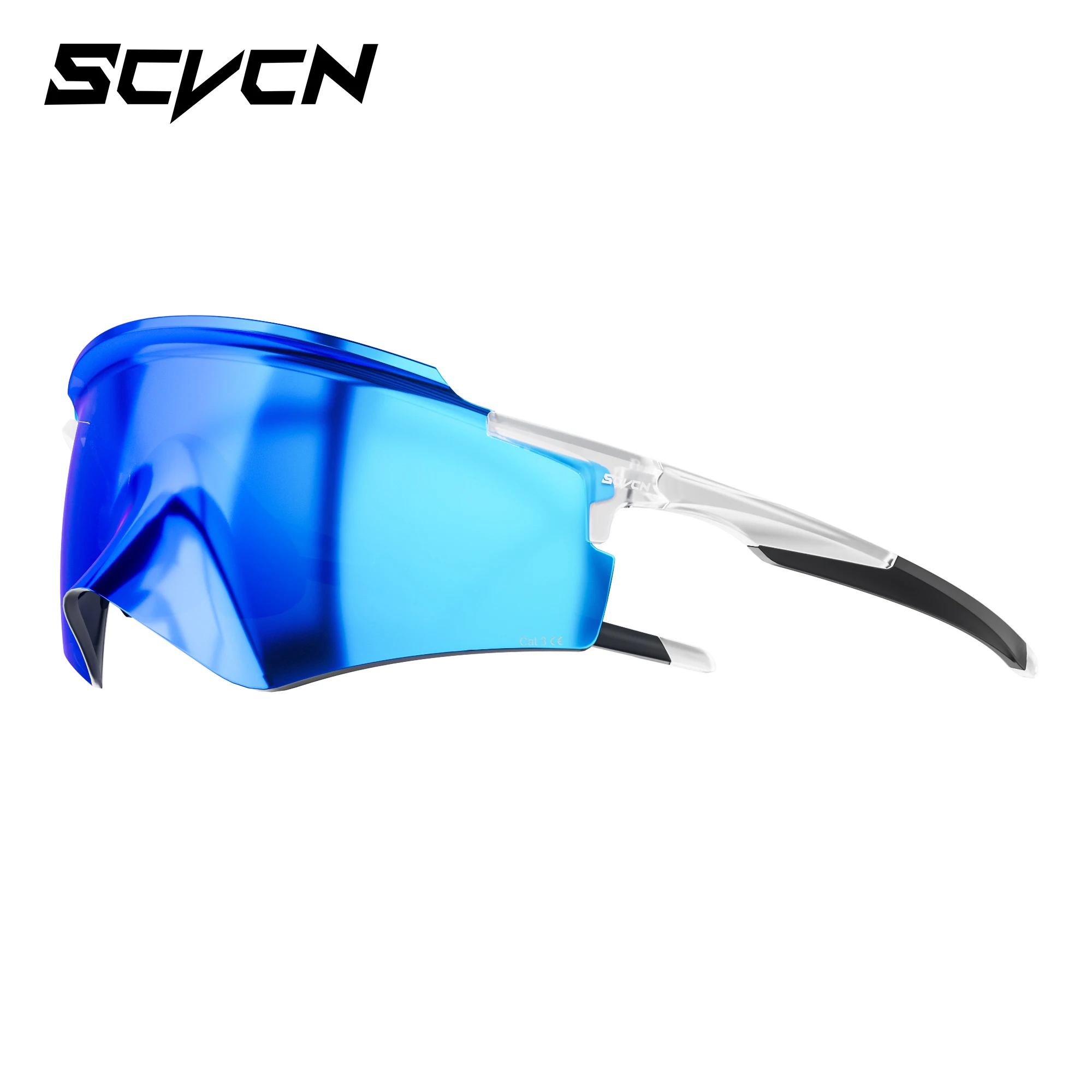 2026 SCVCN Fahrradbrille UV400 Herren Fahrrad-Sonnenbrille Coole MTB-Brille Outdoor-Sportbrille Fahrradbrille Fahrbrille für Männer und Frauen