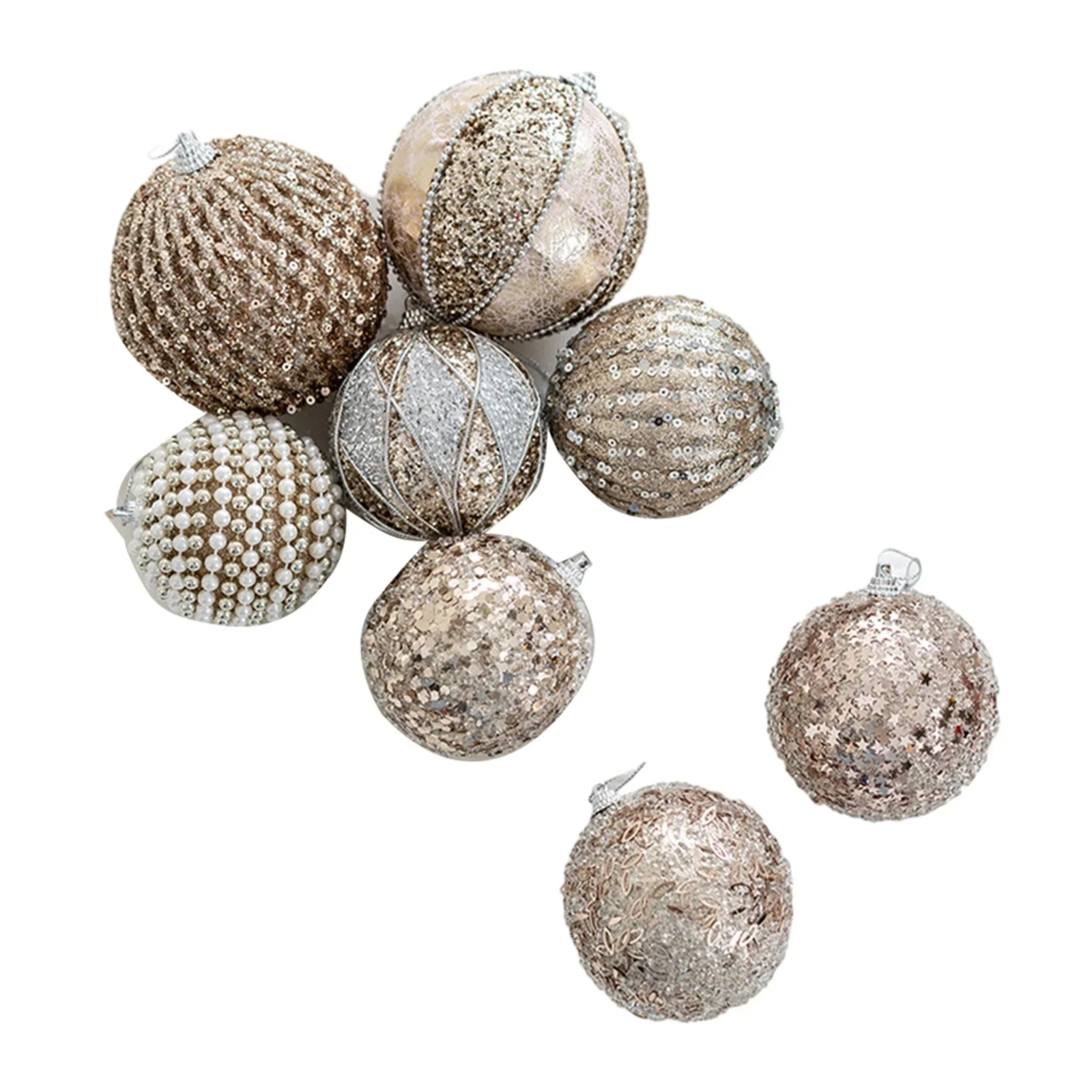 6/8Pcs Real Christmas Balls Christmas Balls Bridal Shower Party Package Contents Pendant Perfect Specifications Trees