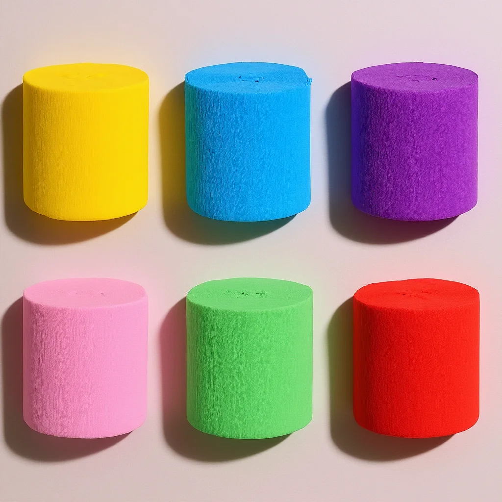 6 Rolls Crepe Paper…