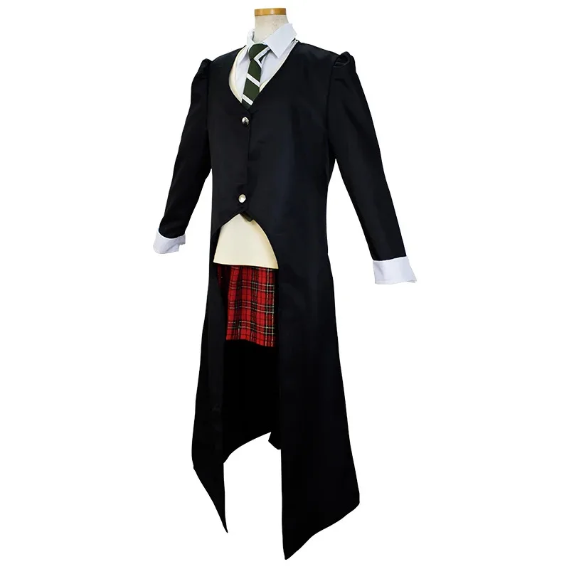 

vivi 2025 SingXeng Anime Maka Albarn Cosplay Costume Women Girl Skirt Set Trench Uniform Halloween Carnival Custom Made