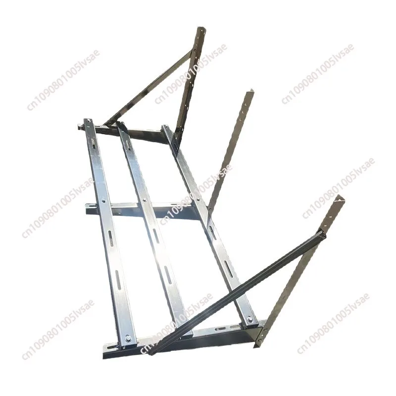 5-16 horses of 2.2mm stainless steel extra thick reinforced air conditioner external machine bracket, with a full set of screws