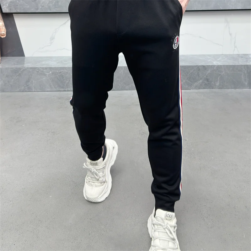 Männer Hosen Casual Sport Hose hochwertige Pantalon Homme Print gestreifte Hose Streetwear männliche Hose Dressing neue Jogger Hip Hop