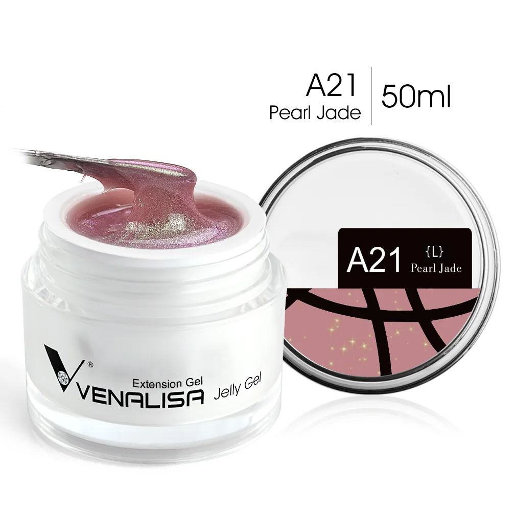 Venalisa CANNI Cremige Texturverlängerung Builder Jelly Gel Selbstnivellierendes, nicht brennendes Jelly Gel UV-LED-Konstruktion Nagelmaniküre