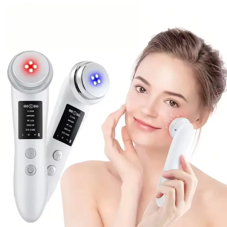Facial Massager RF Facial Radiofrequency High Frequency Face Lifting Machine EMS Facial Microcurrent Lift Skin Tightening Device