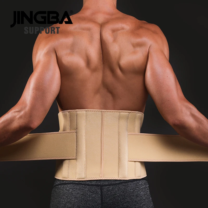 JINGBA SUPPORT High Quality Waist Trainer Body Shaper Working Back Waist Belt Abdominale Sports Lumbar joint Protector