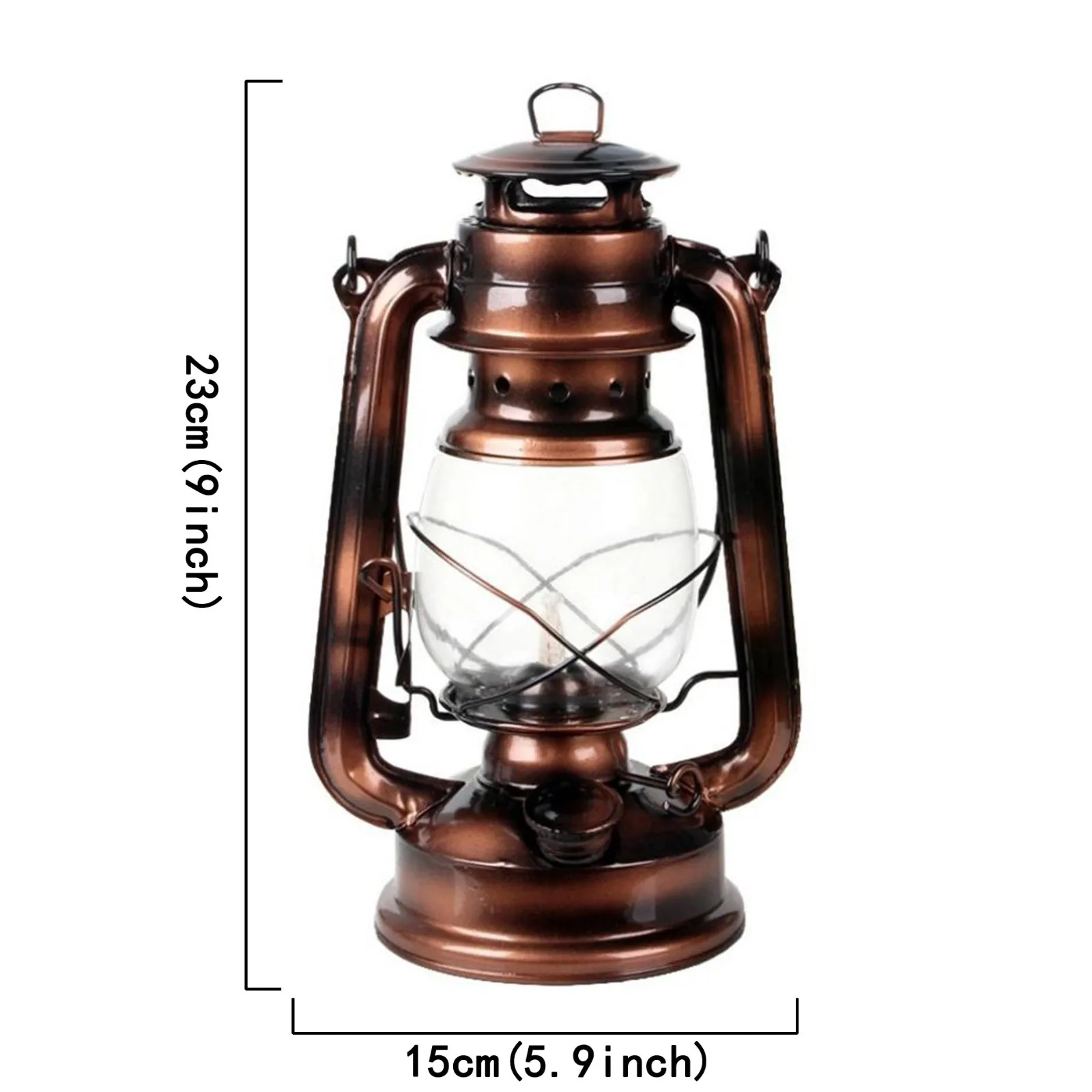 Household Portable Kerosene Hand-Held Lamp Illuminates The Road In A Snowstorm Old Style Retro Kerosene Lamp Portable Outdoor