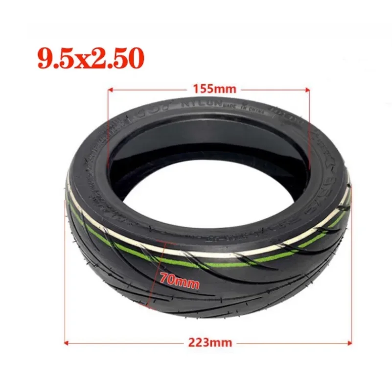 9.5x2.50 CST Tubeless Tyre for Electric Scooter NIU KQI 3 Special Vacuum Tire with Jelly Glue Replace Accessories