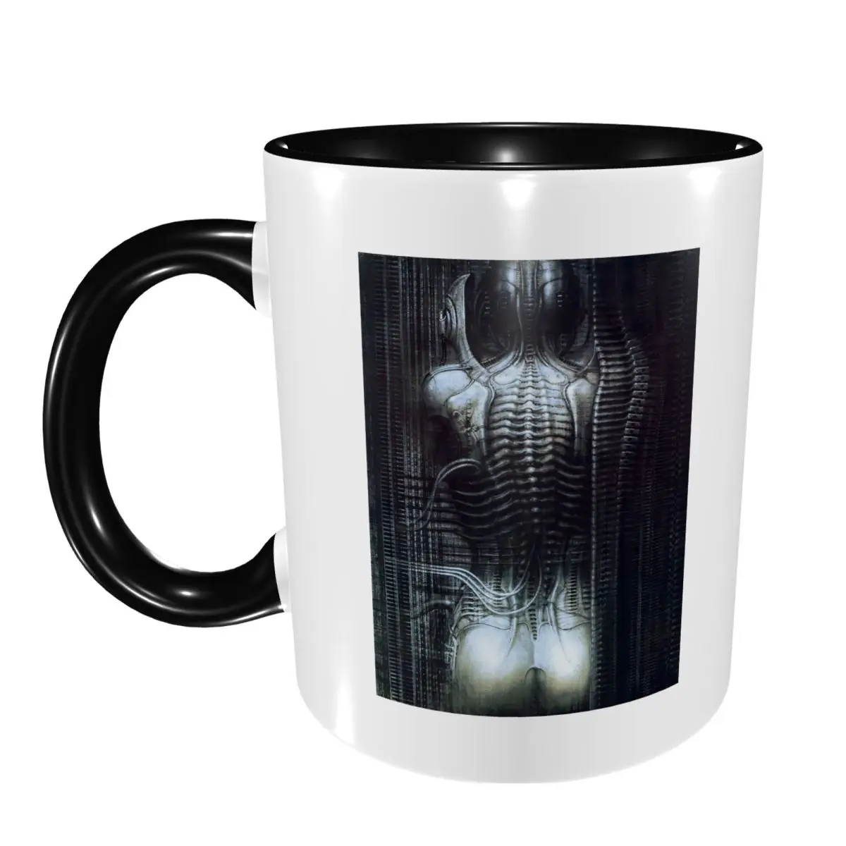 New York City Vi Torso H R Giger Mug Funny Ceramic Coffee Cups Tea Mugs Milk Cup Drinkware Gift for Friends
