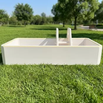 Summer Family Children's Durable Rectangle Inflatable Swimming Pool with Drop Stitch PVC Material Battery Powered Water Filter