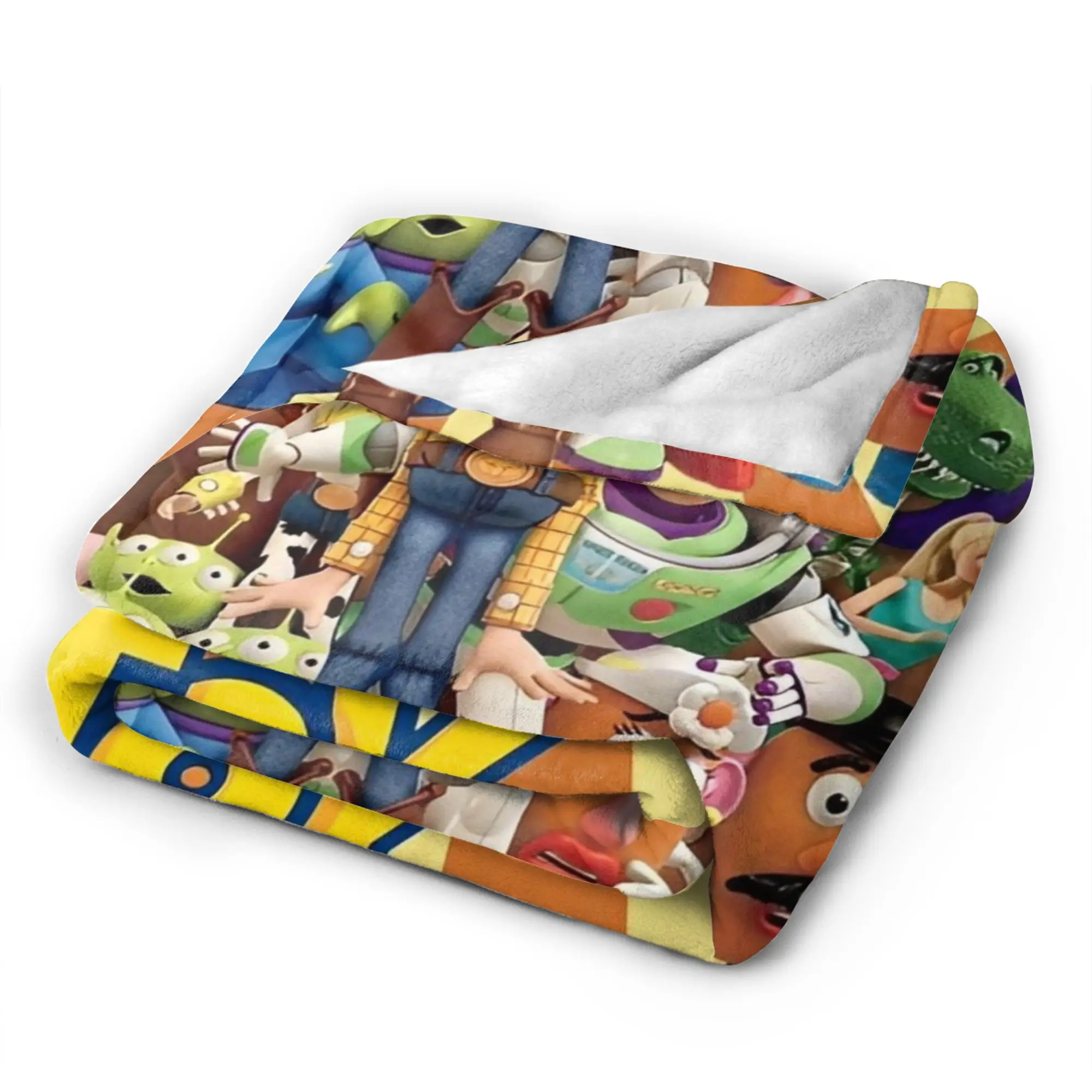 Toy Story Cartoon Merch Blanket Super Soft Warm  Throw Blankets for Couch 50x60 Inches Multiple Sizes Bedspread