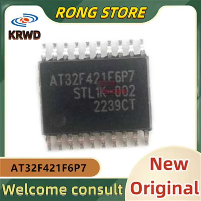 10PCS AT32F421F6P7 New and Original Chip IC AT32F421 SSOP-20 Microcontroller MCU