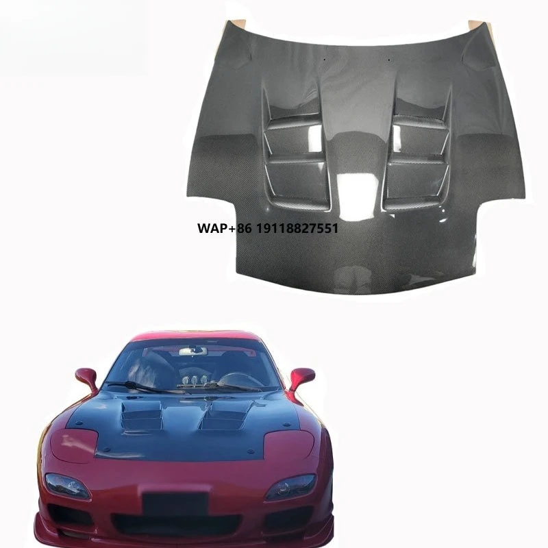 

New Carbon Fiber Hood for RX7 FD3S Perfect Condition for Enhanced Style and Performance