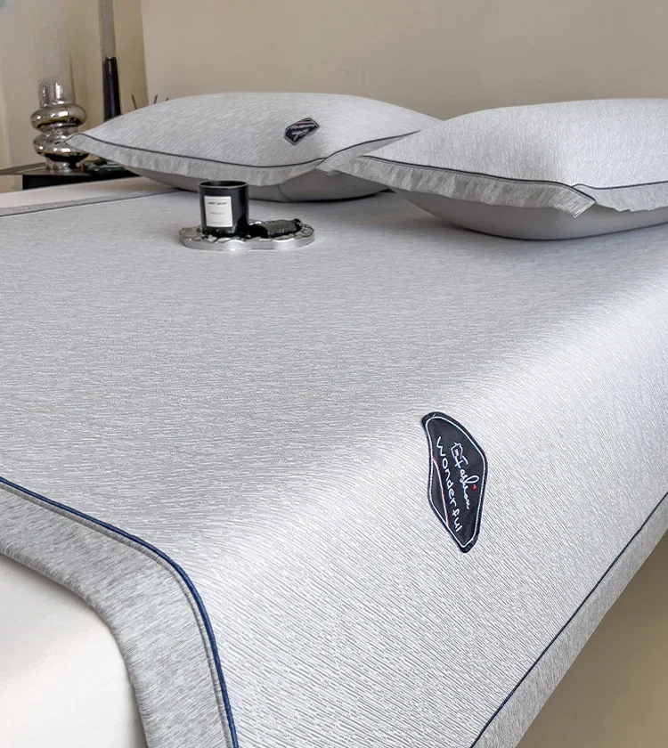 

2024 new summer cool ice Doudou ice silk mat three-piece set machine washable summer air conditioner soft mat