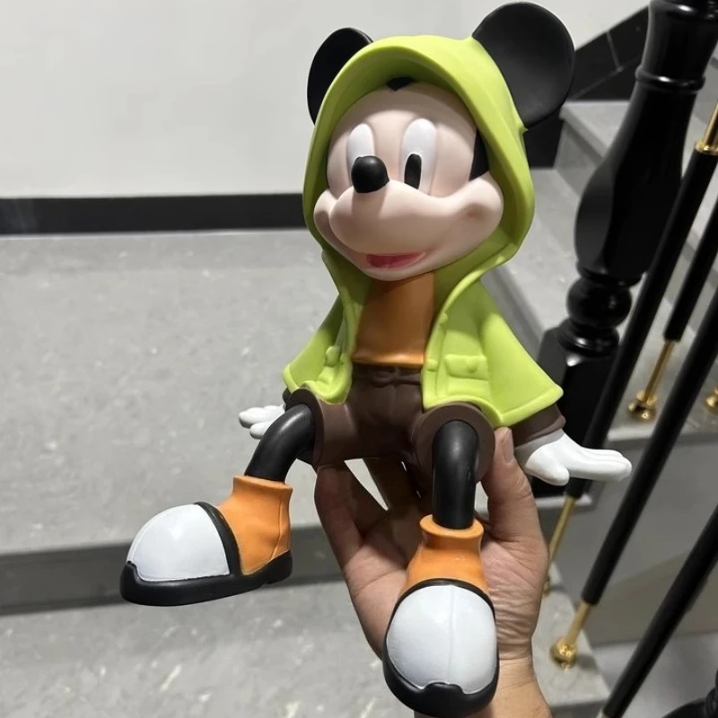 

30cm Disney Mickey Sitting Posture Office Living Room Tv Cabinet Desktop Model Decoration Good Things Child Birthday Gift