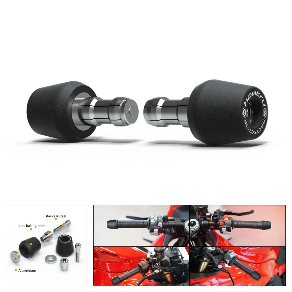 

Z650 2017-2025 Motorcycle Handle Bar End Weight Grips Cap For Kawasaki Z650 2017-2021 2022 2023 2024 2025