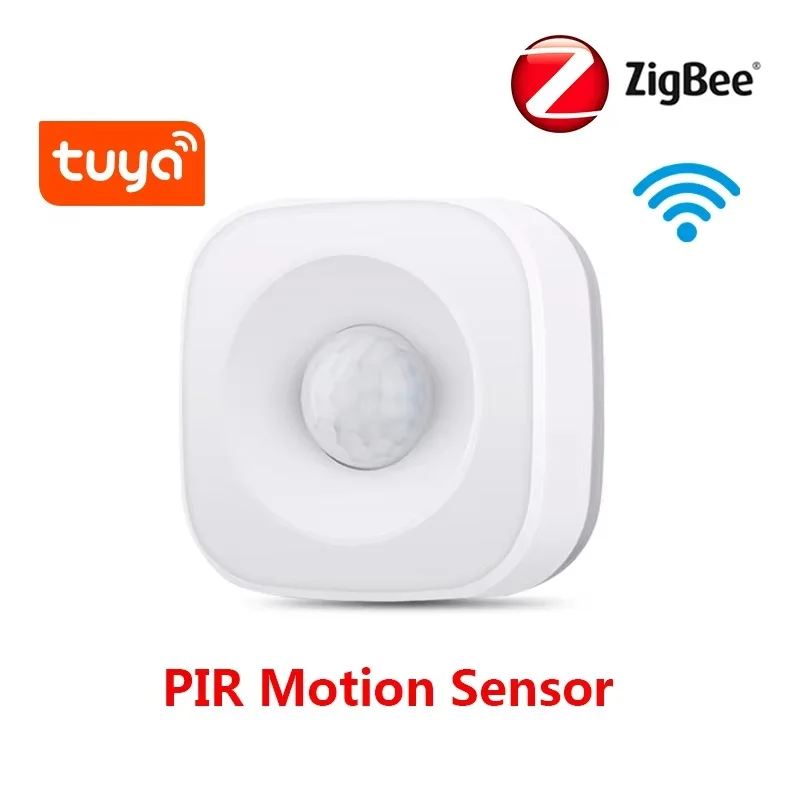 Tuya ZigBee/WiFi PIR Motion Sensor Wireless Infrared Detector Security Burglar Alarm Smart Life APP Control Compatible
