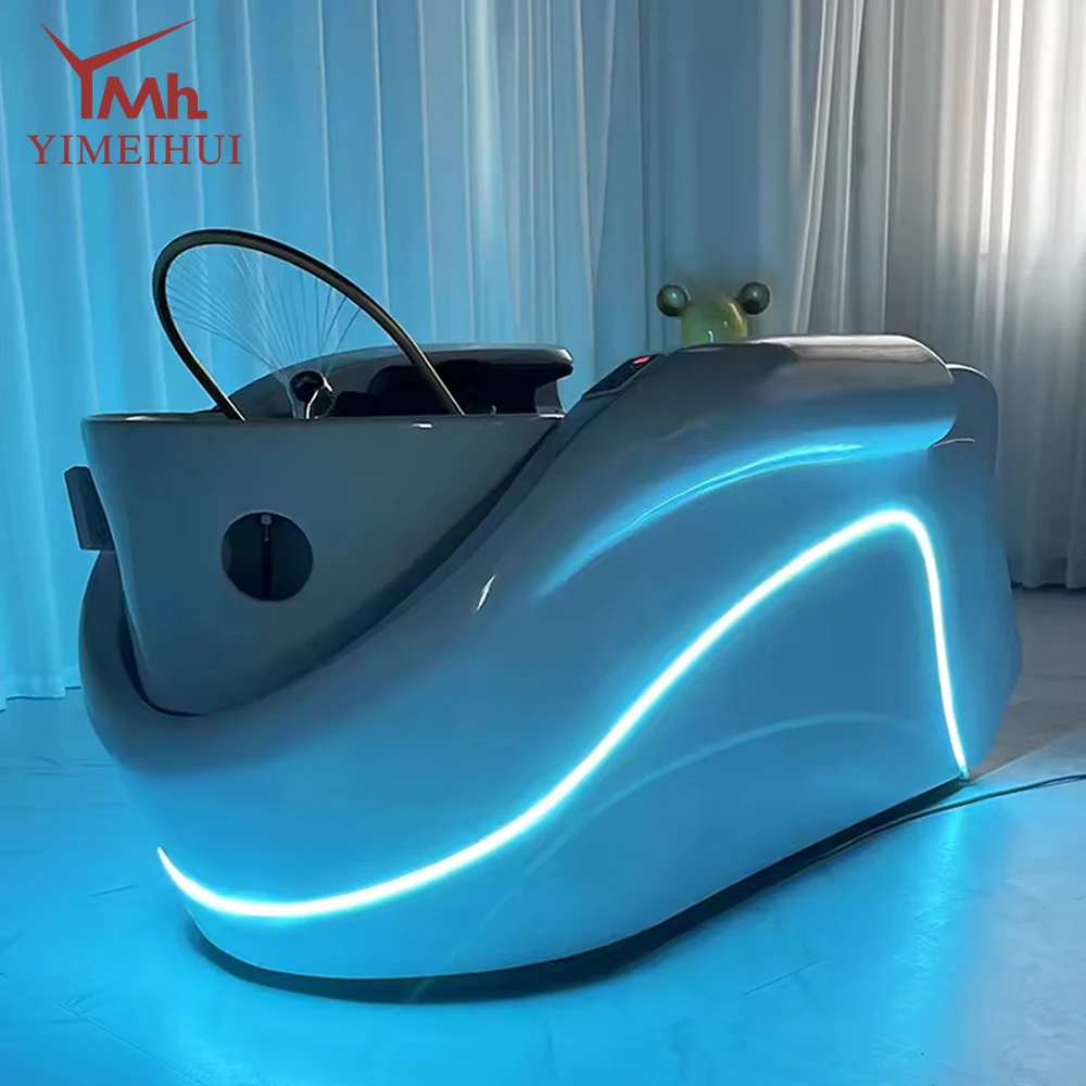 

Salon Furniture 4D Full Body Electric Massage Luxury Hair Washing Head Spa Shampoo Bed