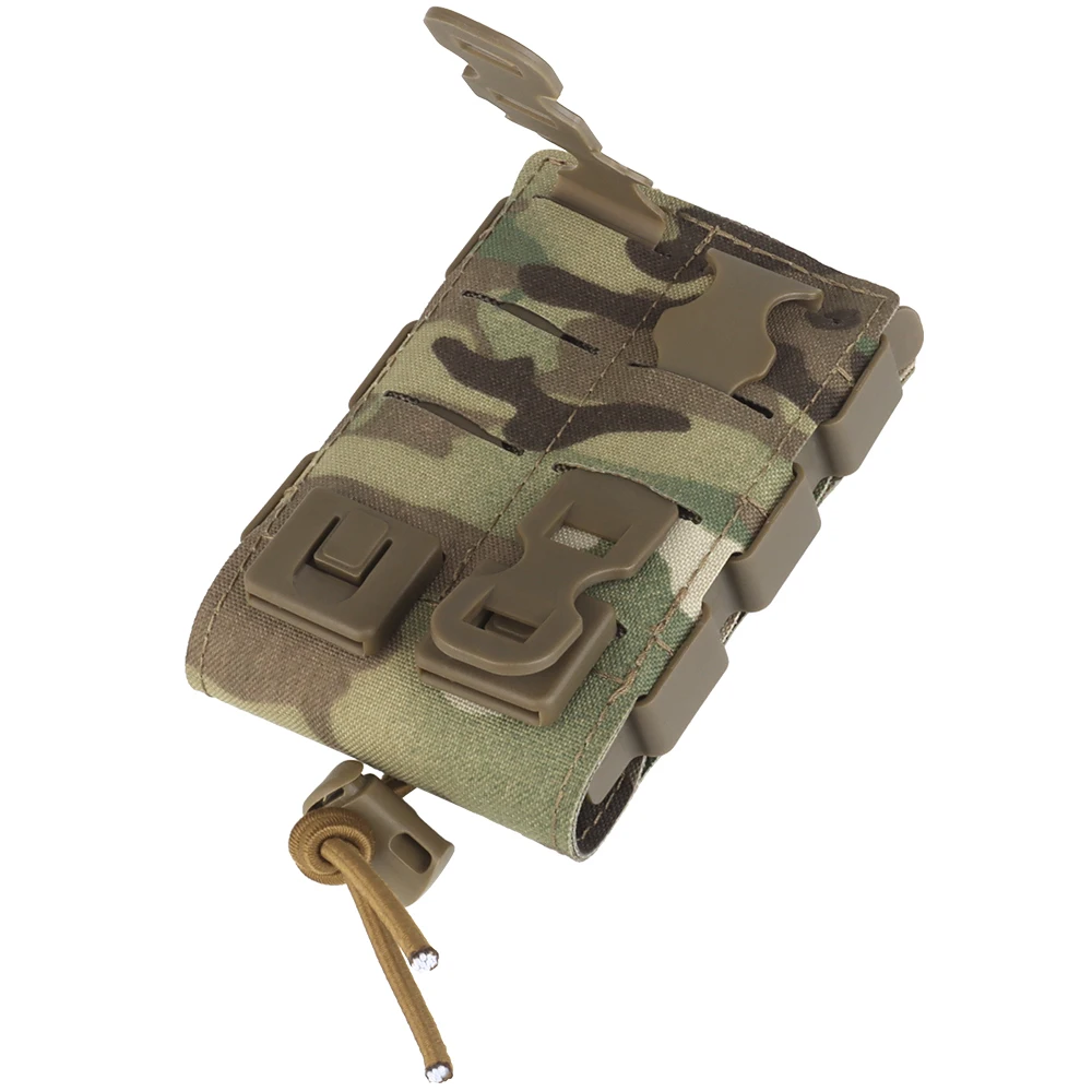 Urban Assault Rifle Magazine Pouch,Quick Pull Sleeve Pas MOLLE-systeem aan, Tactische uitrusting, uitgerust met elastisch aanscherpend touw