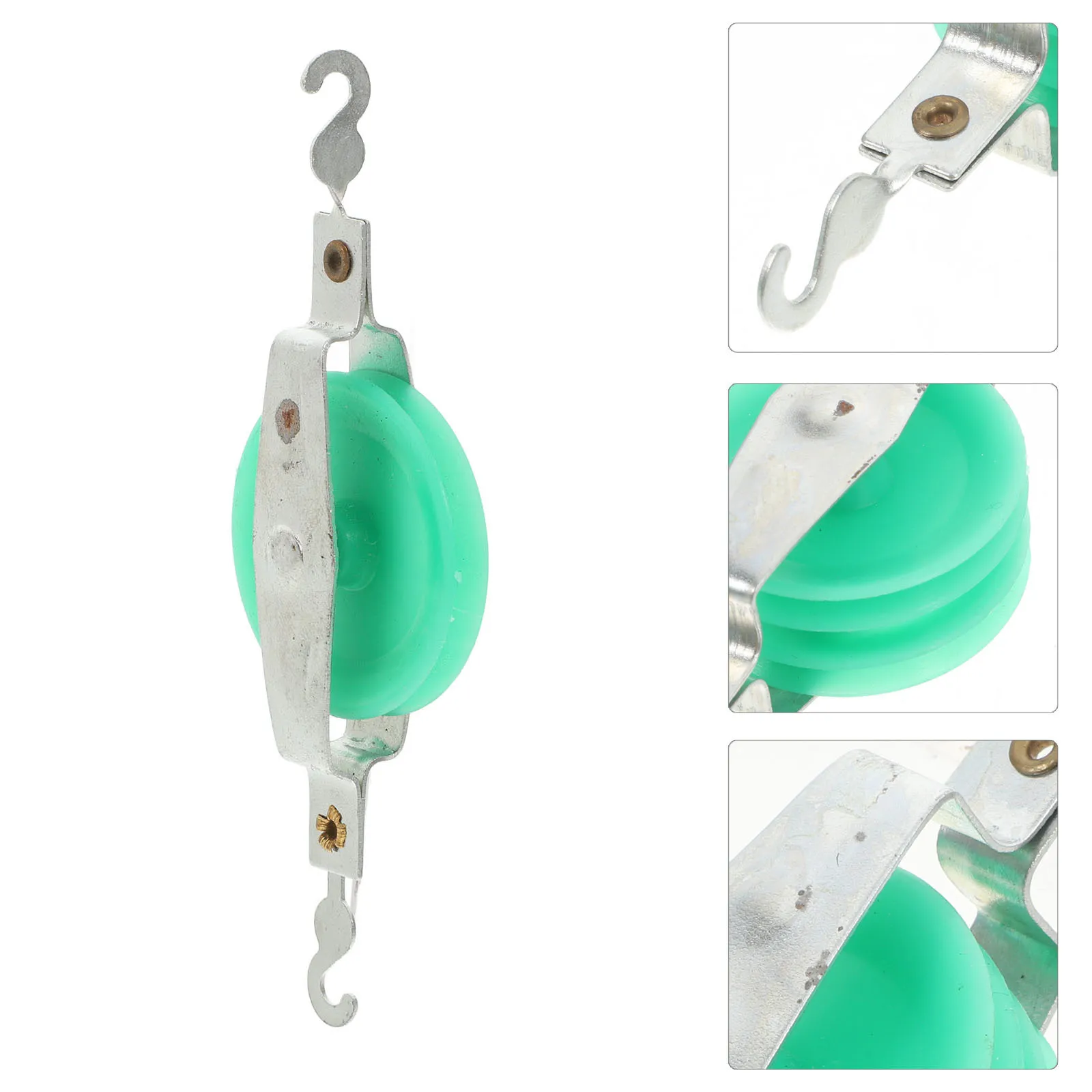 

4Pcs Physics Experiment Pulley Set Labs Twosingle Twodouble Plastic Pulley Gear for Student Mechanics Classroom Kit Science Lab