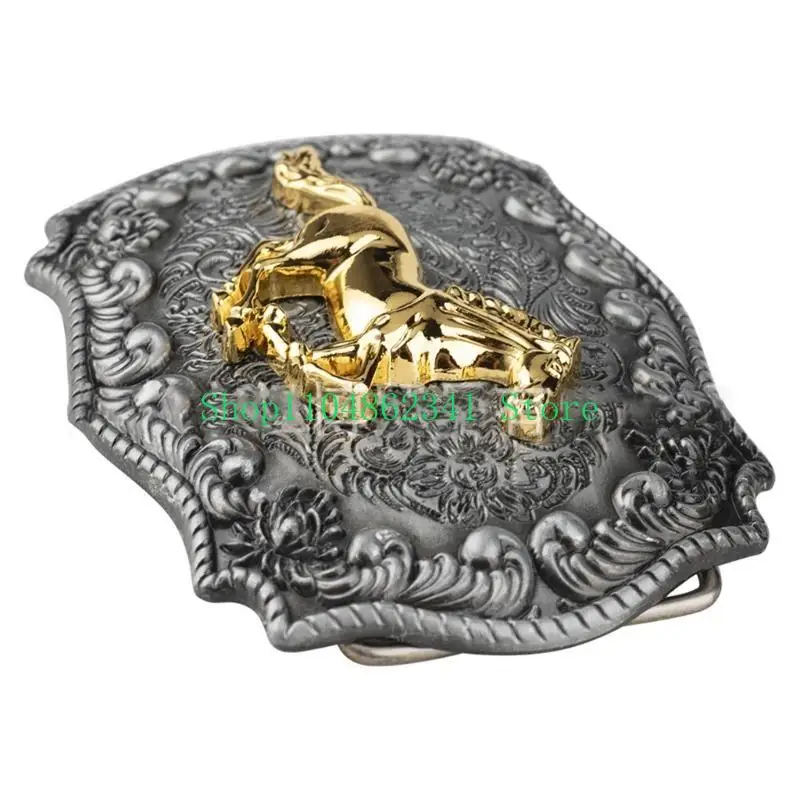 

652F Cowboy Belt Buckle Western Belt Buckle Long Horn metal Belt Buckle For Men