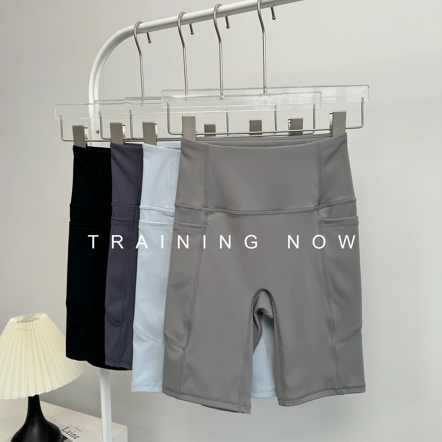 

Женские шорты телесного цвета для йоги, спортивные шорты для фитнеса с высокой талией, летние брюки для бега и велоспорта на открытом воздухе