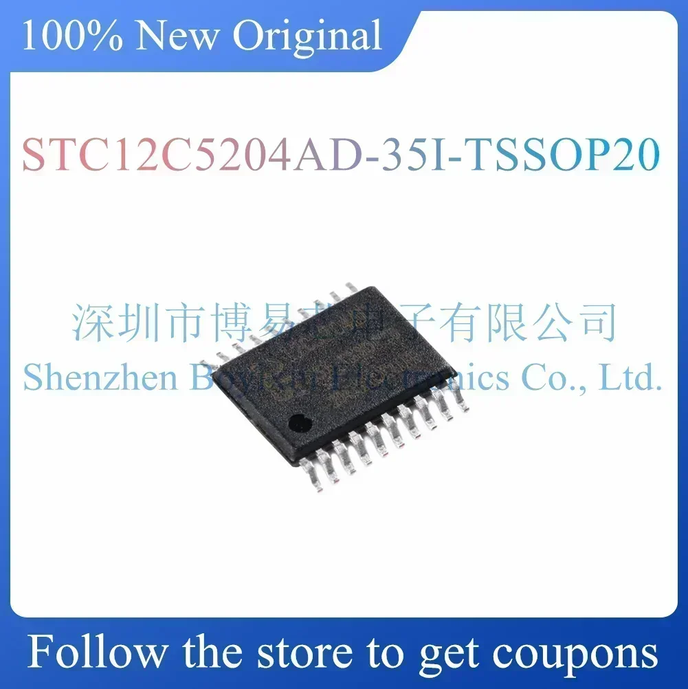 

STC12C5204AD-35I-TSSOP20 Hard outer shell