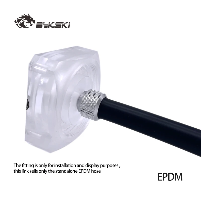 

Мягкая трубка Bykski EPDM, 1 метр, ID9.8мм / OD15.9мм, высокотемпературная, устойчивая к коррозии и старению, резиновый шланг для охлаждения ПК/серверов