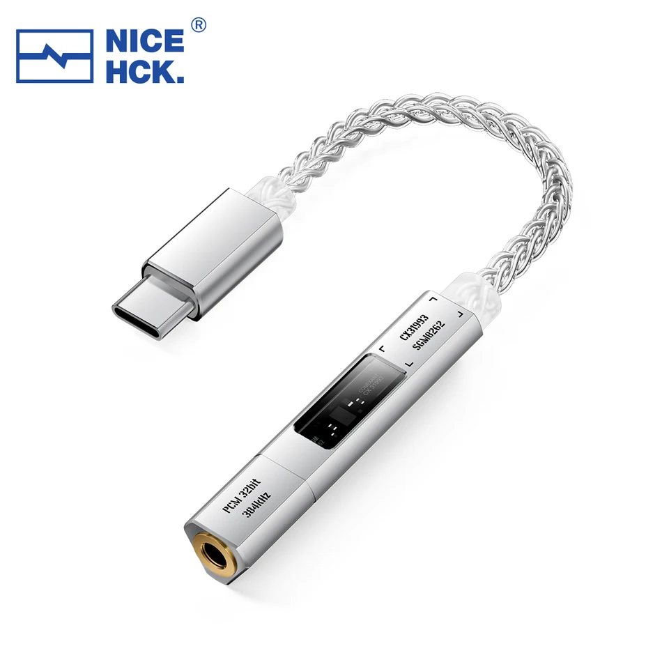 NICEHCK NK1 Ultra Type-C to 3.5mm DAC AMP Adapter Cable CX31993