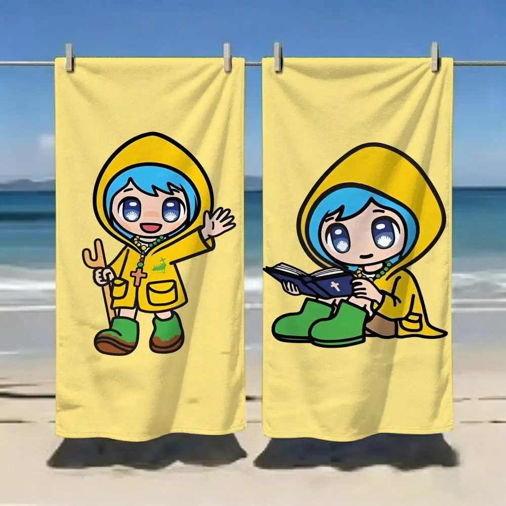Soft Cartoon luce Towel Microfiber soft Beach Towel for Travel Fitness Sauna Bathing Camping