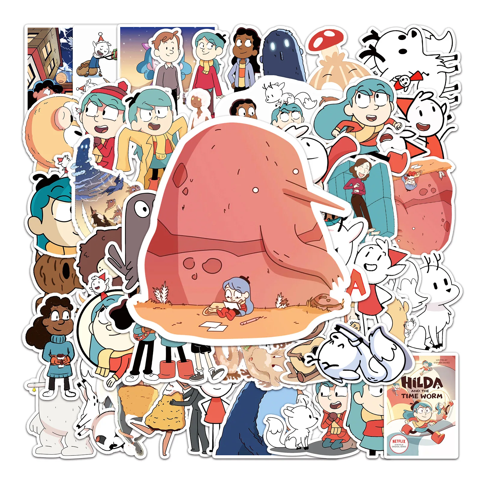

50Pcs Cartoon Animation Series Graffiti Stickers Suitable for Laptop Helmets Desktop Decoration DIY Stickers Toys Wholesale