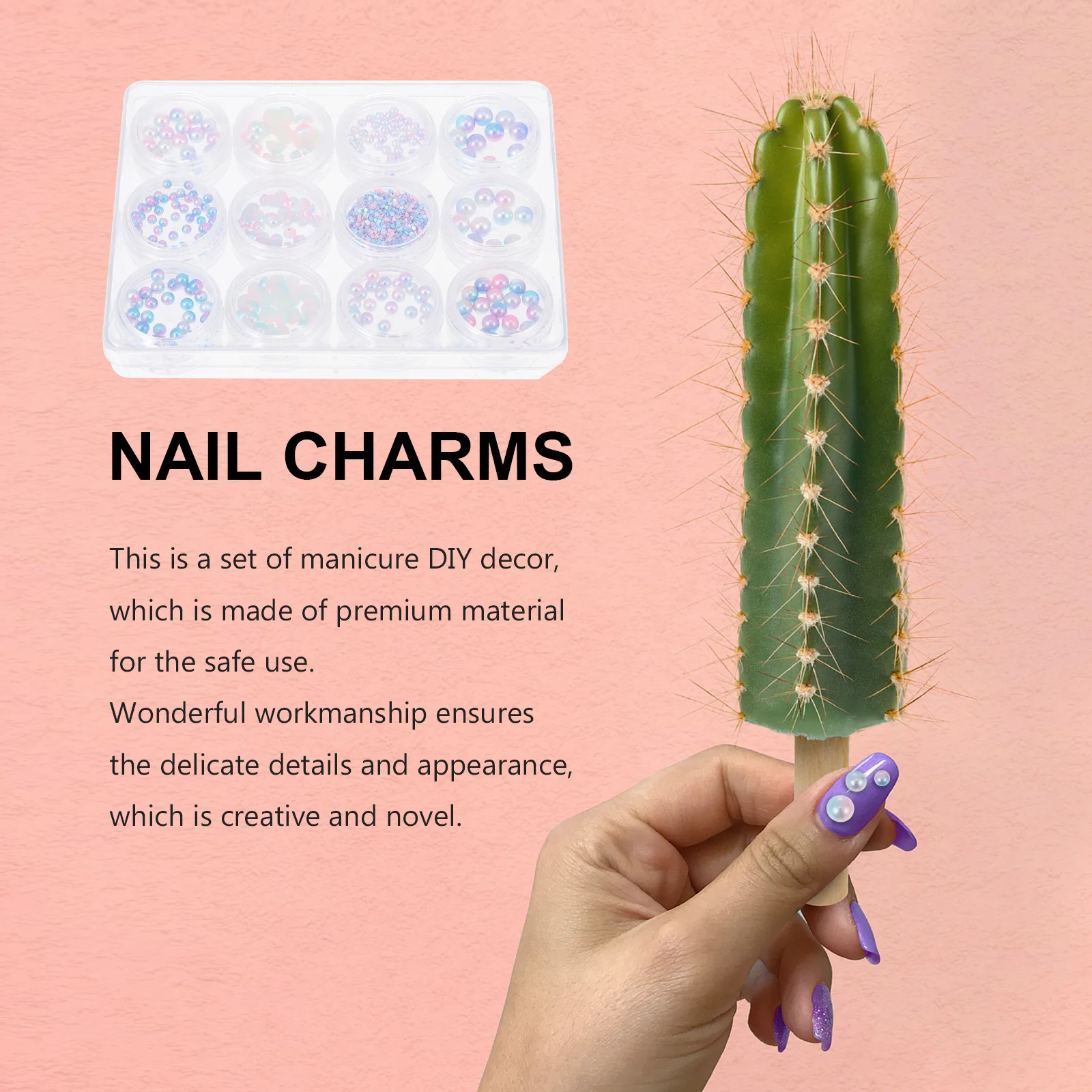 

Shell Nail Art Decor Manicure Jewelry DIY Charms Creative Ornament Gem Rhinestones Jelly Polish Compatible Water