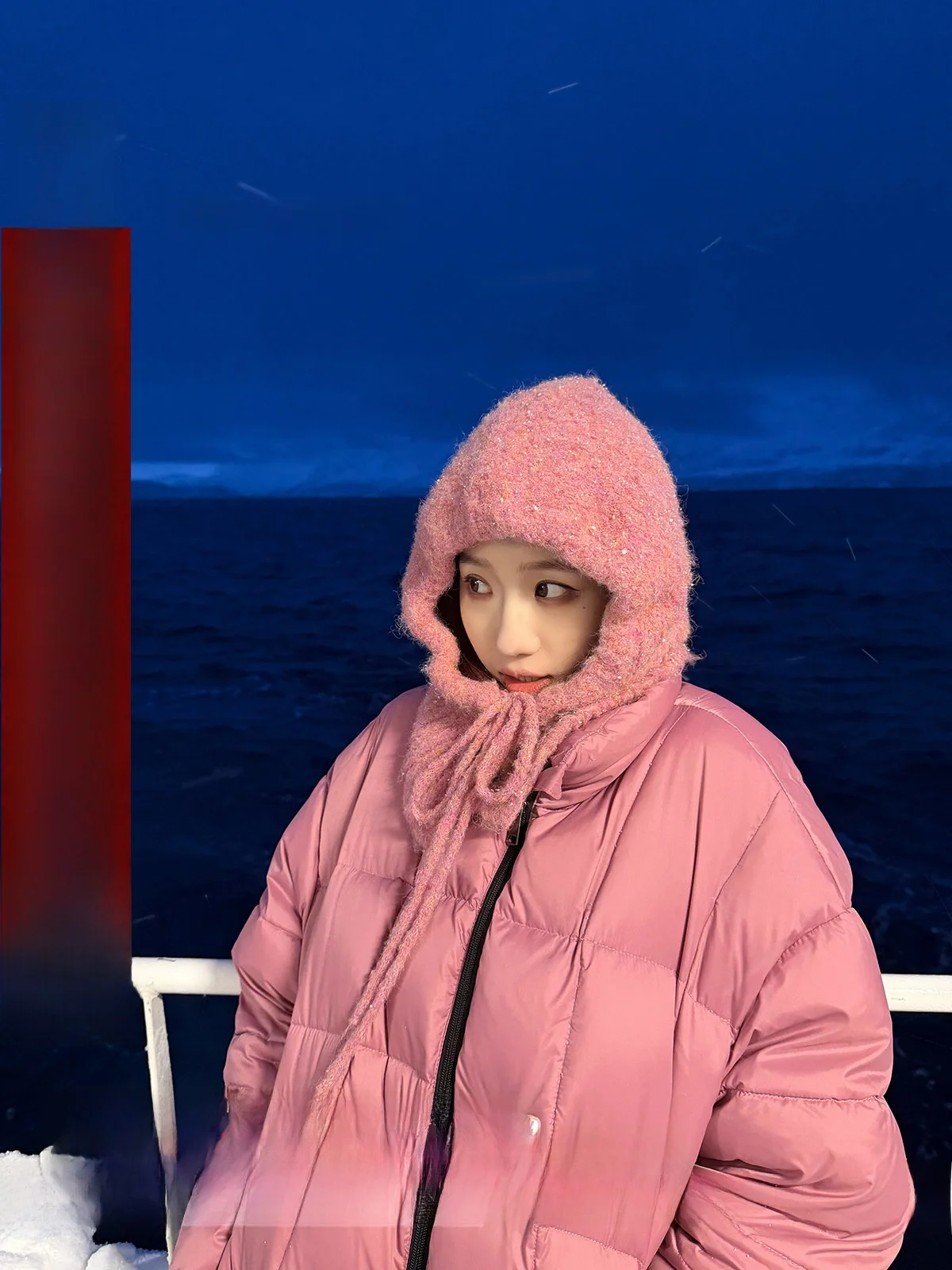 

Pink Loose Stand Collar ort 90 down Filling Women's Winter Warm Outerwear Xianai No Spice Casual Sle Polyester Fiber