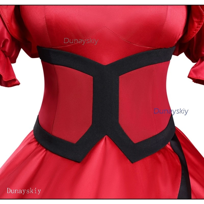 Halloween adultos porque el Santo Grado de Eris Eris Grial Scarlett Undead vestido Anime Cosplay gótico disfraz de mujer