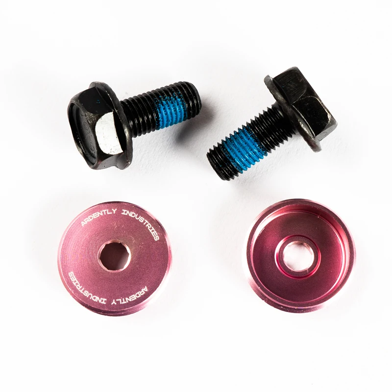 ARDENTLY Bicycle Connecting Rod  Cover Aluminum Alloy Crank Dustproof Cap Fixed Gear Track Bike Dust Plug Hollow Chainwheel Cap