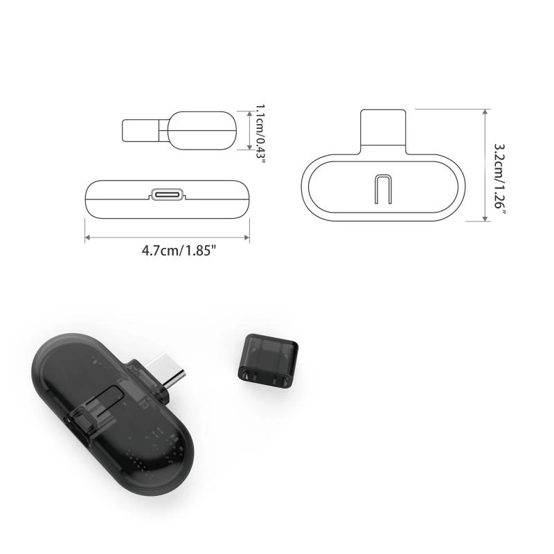 جهاز إرسال الصوت اللاسلكي GB1 10M BT USB Transceiver Real Adapter Recevery Recever
