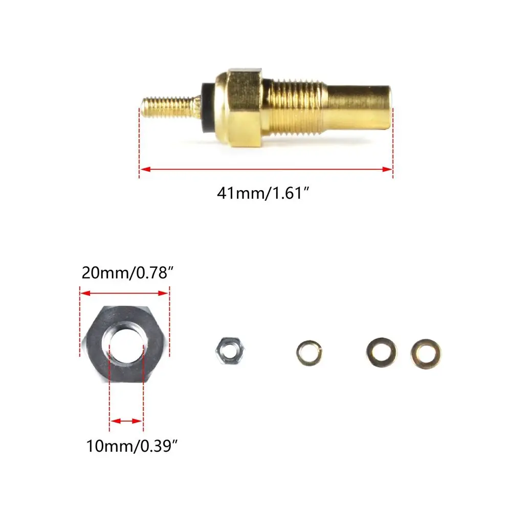 Racing Car Coolant Temp Temperature Sensor Adapter for Honda Acura K20 K24 K-Swap 3/8 - 1/8