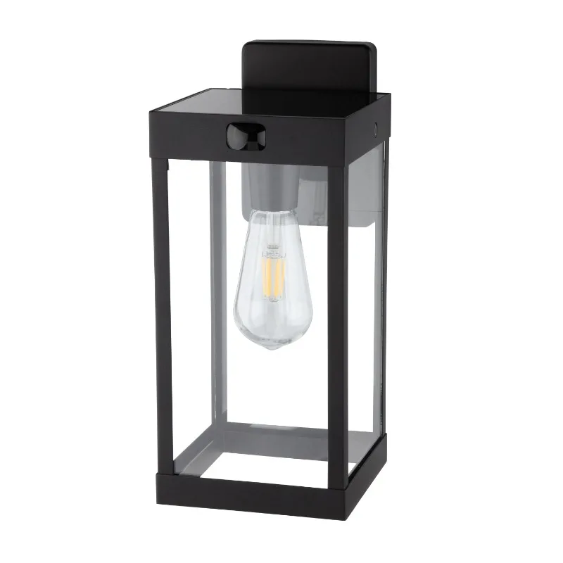 

Solar Dusk to Dawn Decorative Outdoor LED Light, Metal, Glass, 200 Lumens
