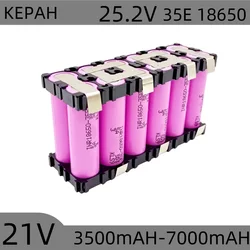 NEW 20A 18650 35E 3500mAh 7000mAh 2S 3S 4S 5S 6S /1P 2P 7.4V 12.6V 14.8V 18V 25.2V For Screwdriver batteries weld battery pack