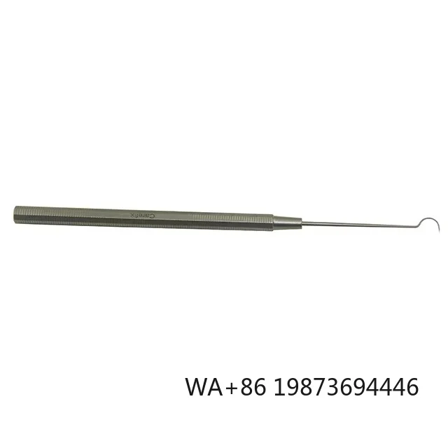 Complete orthopedic implant instrument set equipped with sharp surgical hook for implant placement surgery