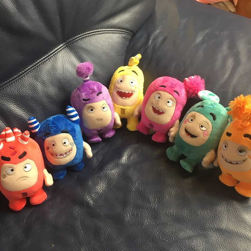 

18cm Cartoon Oddbods Plushies Anime Character Plush Toy Fuse Pogo Bubble Slick Zeke Jeff Stuffed Doll for Children Birthday Gift
