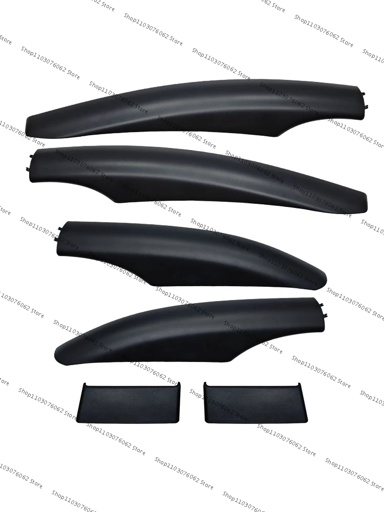 Para mercedes-benz viano v260 2008-2015 frente traseira telhado rack bagagem barra ferroviário final escudo capa a6368490003 a6368490103