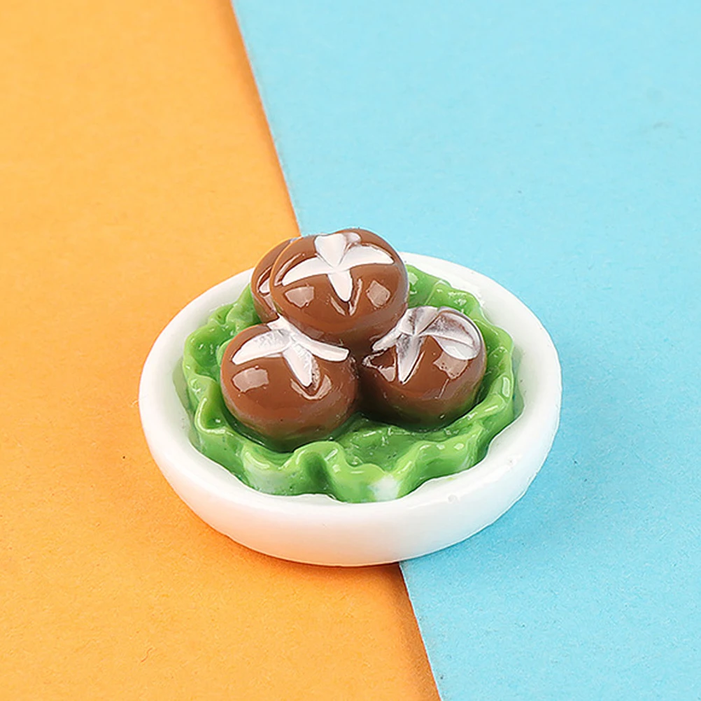 12개 세트 모형 음식 장난감 가짜 미니 과일 및 채소 모형 장식품