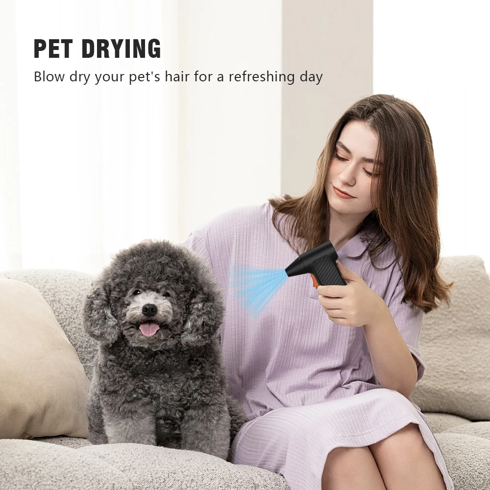 Mini dmuchawa USB-C Turbo |   Podwójne chłodzenie i czyszczenie kurzu za pomocą turbo przepływu powietrza (na biurko/na zewnątrz) |   3-sekundowe szybkie usuwanie kurzu |   Whisper-Q