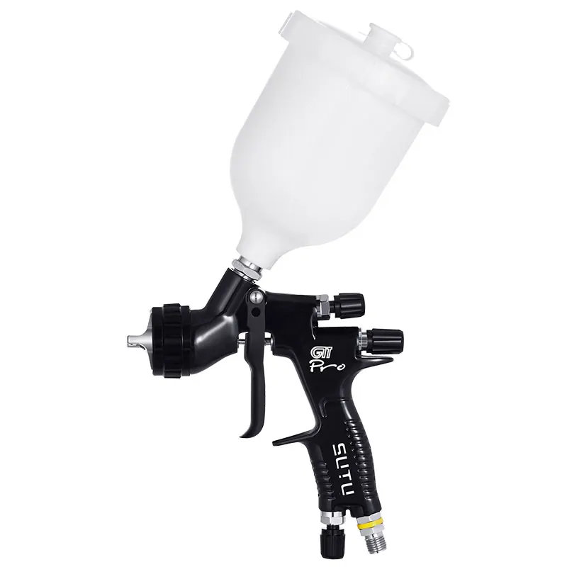 SUTU Spray Gun Black 1.3/1.8mm Nozzle Water-Based Paint /Varnish Paint Sprayer Paint Spray Gun Air Tools Pneumatic Tools
